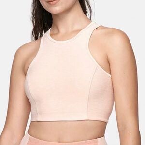 Outdoor voices athena workout crop pink